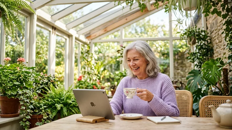 Confident Online Chatting Over 60